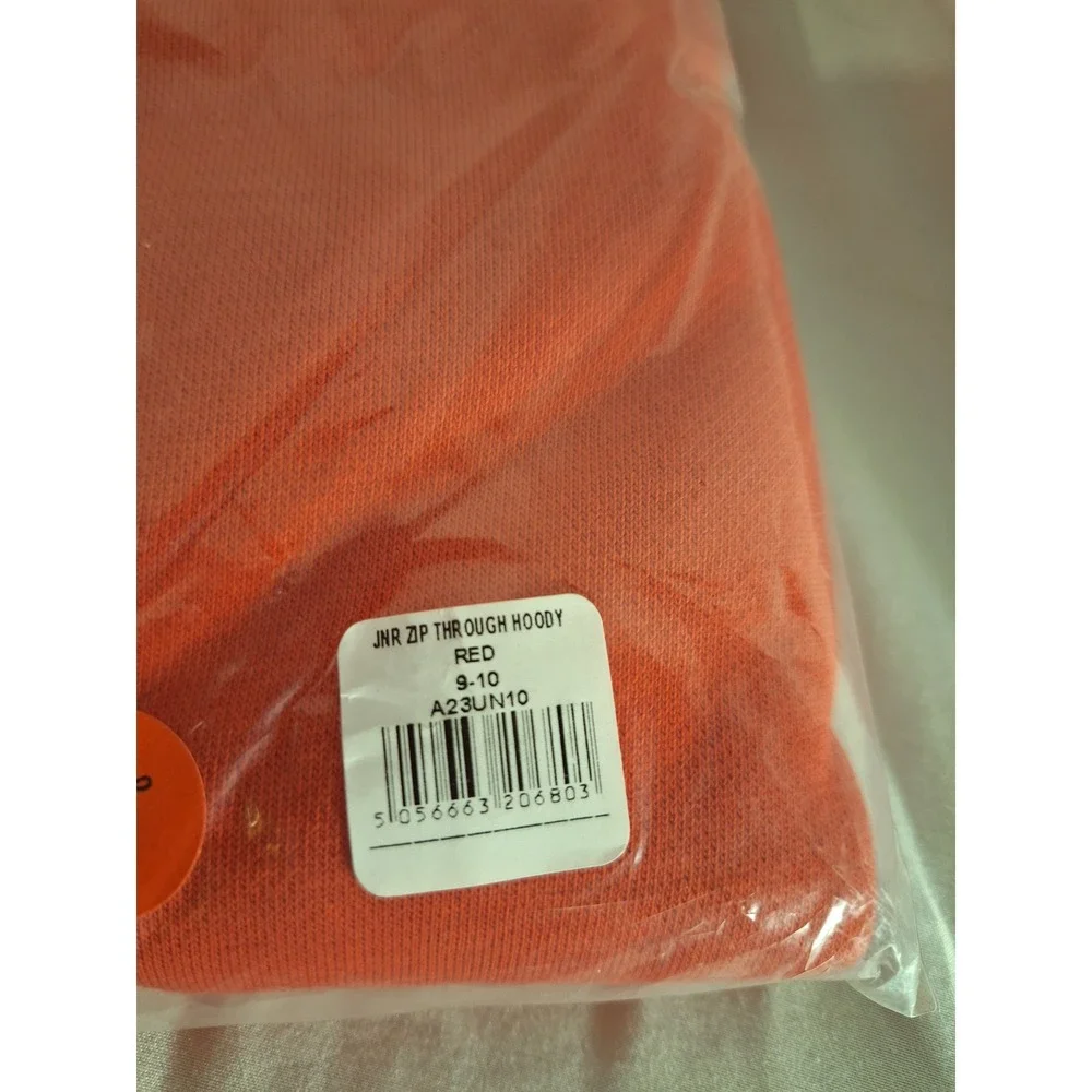 Liverpool FC Kids Red Zip Through Hoodie JNR Size 9-10 Years A23UN10 New